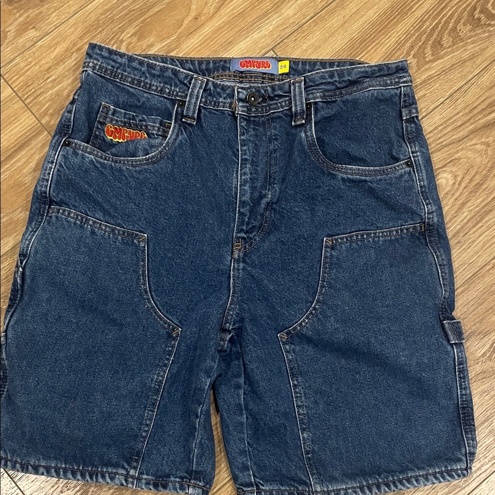 Empyre Men's Dark Blue Jean Shorts